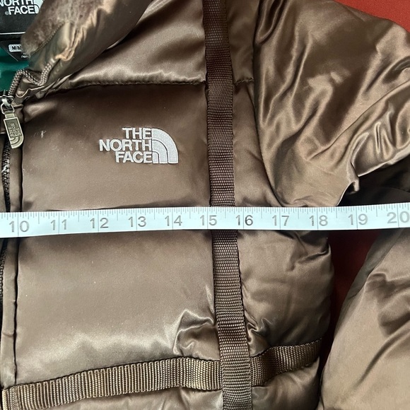 North Face Brown Puffer Jacket 600 NWOT Medium - Picture 5 of 10